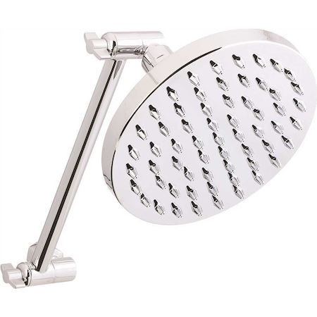 Premier 1-Spray 6 in. Single Wall Mount Fixed Rain Shower Head in Chrome 3580812